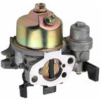 Carburetor with Fuel Hose Gasket, Compatible with Honda GX160 GX168F GX200 5.5HP 6.5HP, Plastic + Metal material, Silver Color