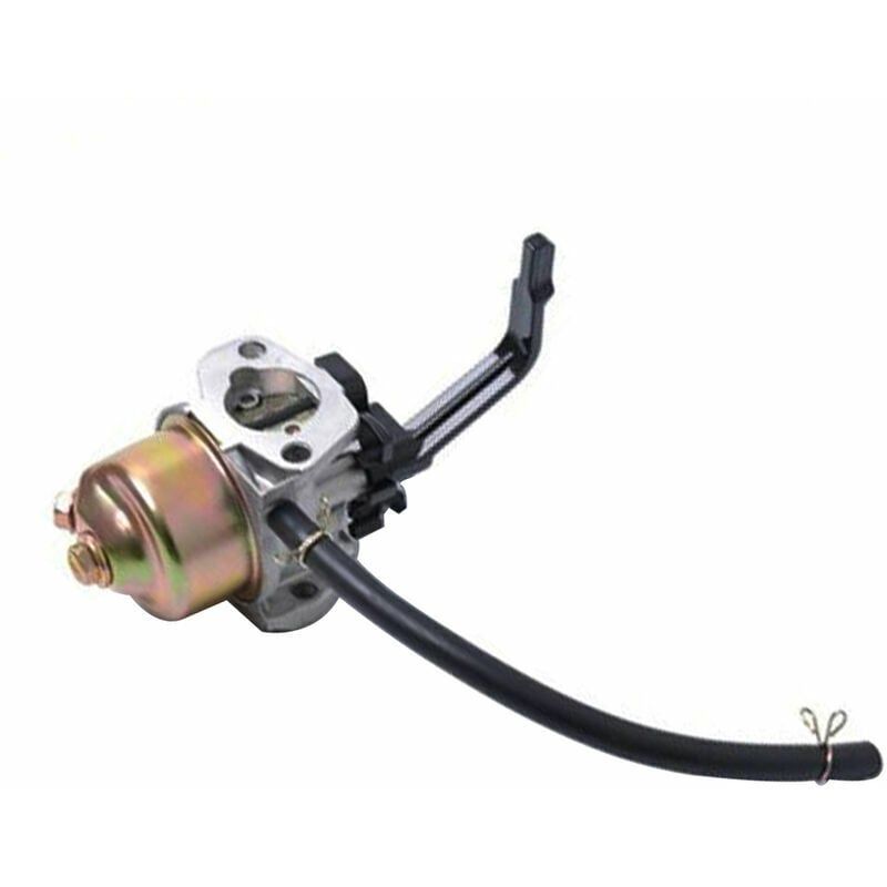 Carburetor with Fuel Hose Gasket, Compatible with Honda GX160 GX168F GX200 5.5HP 6.5HP, Plastic + Metal material, Silver Color