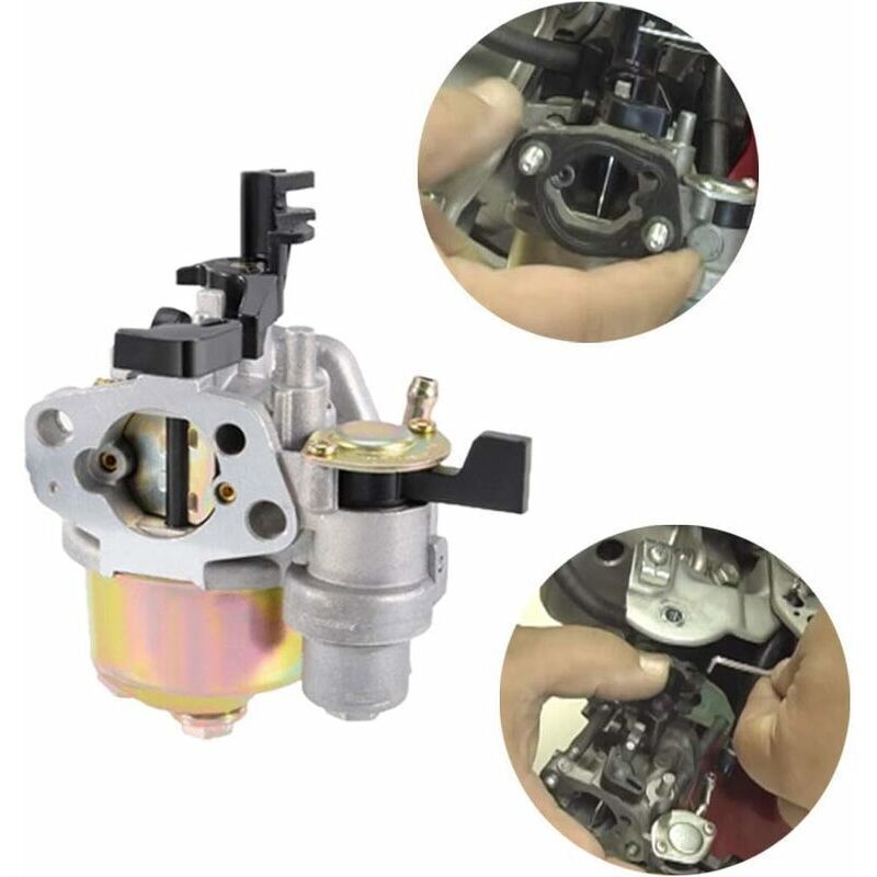 Carburetor for Honda GX160 GX200 GX140 GX168 Engine 5.5HP 6.5HP, Compatible with 16100-ZH8-W61, engine fuel mixing replacement