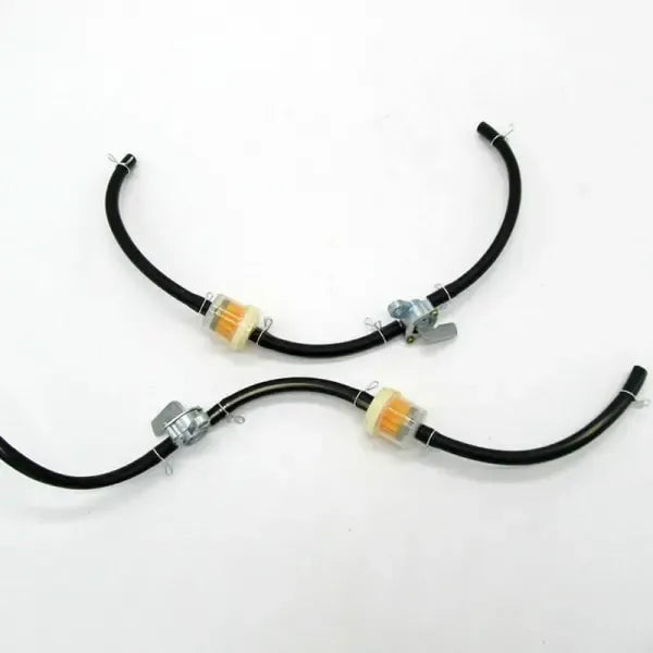 Universal fuel tap, petrol shut-off, fuel tap, petrol tap for G, Copper + Aluminum material, automotive replacement use, Black Color