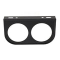 2-Hole Gauge Panel Gauge 2-1/16 Inch 52MM Universal Metal Car Gauge Mounting Dashboard Black, automotive replacement use, Black Color