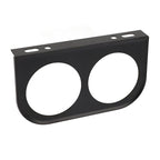 2-Hole Gauge Panel Gauge 2-1/16 Inch 52MM Universal Metal Car Gauge Mounting Dashboard Black, automotive replacement use, Black Color