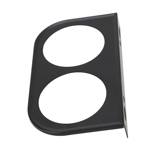 2-Hole Gauge Panel Gauge 2-1/16 Inch 52MM Universal Metal Car Gauge Mounting Dashboard Black, automotive replacement use, Black Color