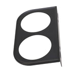 2-Hole Gauge Panel Gauge 2-1/16 Inch 52MM Universal Metal Car Gauge Mounting Dashboard Black, automotive replacement use, Black Color