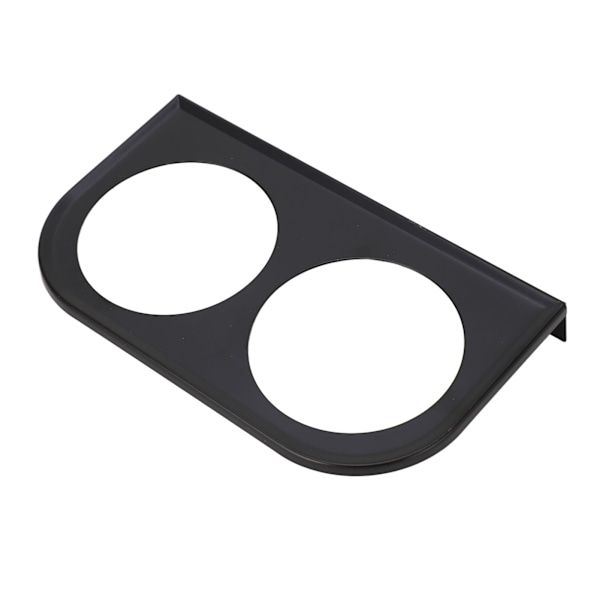 2-Hole Gauge Panel Gauge 2-1/16 Inch 52MM Universal Metal Car Gauge Mounting Dashboard Black, automotive replacement use, Black Color