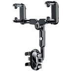 Car Rearview Mirror Phone Holder 360 Rotating Navigation Bracket for Car, dashboard mounting, stable phone or GPS support