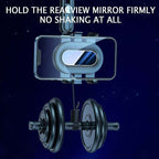 Car Rearview Mirror Phone Holder 360 Rotating Navigation Bracket for Car, dashboard mounting, stable phone or GPS support