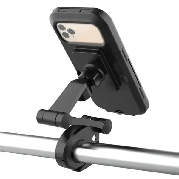 Bicycle Waterproof Phone Holder, Universal Phone Holder Bicycle, ABS material, dashboard mounting, stable phone or GPS support, Black Color