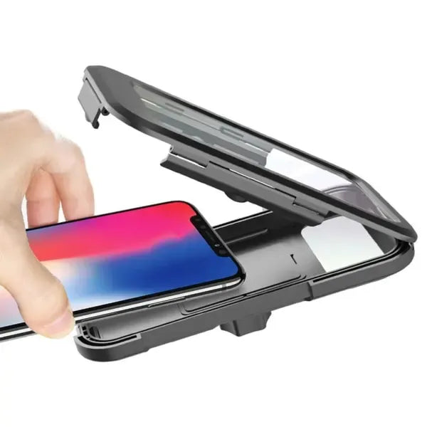 Bicycle Waterproof Phone Holder, Universal Phone Holder Bicycle, ABS material, dashboard mounting, stable phone or GPS support, Black Color