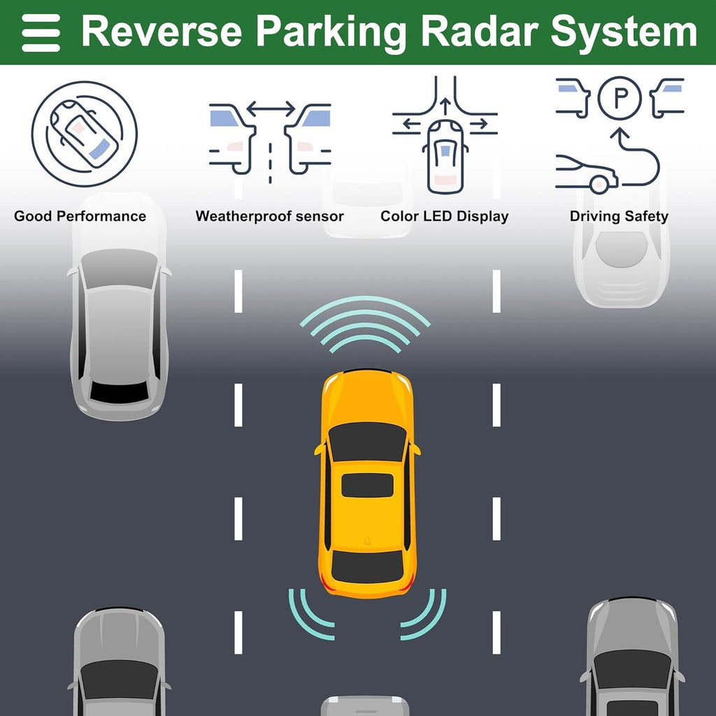 Car reversing sensor, auto parking system reversing radar, automotive replacement use, vehicle maintenance accessory
