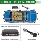 Car reversing sensor, auto parking system reversing radar, automotive replacement use, vehicle maintenance accessory