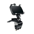 Swivel Mobile Holder - The Car, Silicone + Rubber material, dashboard mounting, stable phone or GPS support, Black Color
