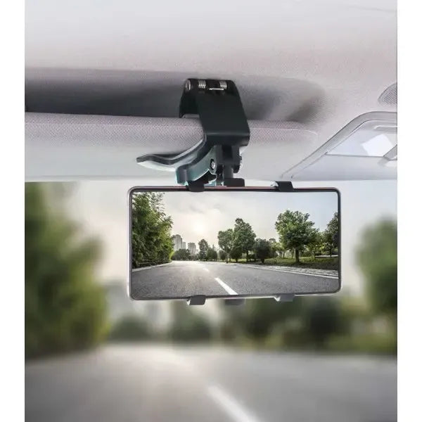 Swivel Mobile Holder - The Car, Silicone + Rubber material, dashboard mounting, stable phone or GPS support, Black Color
