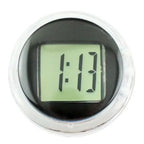 Universal Motorcycle Watch Accessories Watch Digital Watch Black, ABS + Rubber material, automotive replacement use, Black Color