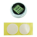 Universal Motorcycle Watch Accessories Watch Digital Watch Black, ABS + Rubber material, automotive replacement use, Black Color
