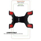 Mobile Phone Holder with Suction Cup for Car Black, ABS + PVC material, dashboard mounting, stable phone or GPS support, Black Color
