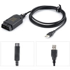 HEX V2 VCDS VAG COM 25.3 5053 Diagnostic Cable for VW/AUDI/Skoda/Seat Auto Reader USB Scanner Cable (English), ABS material