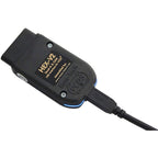 HEX V2 VCDS VAG COM 25.3 5053 Diagnostic Cable for VW/AUDI/Skoda/Seat Auto Reader USB Scanner Cable (English), ABS material