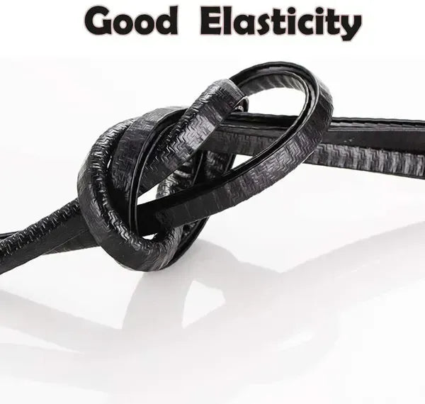 10m edge strip edge profile black edge tape clamping profile rubber, PVC + Rubber material, automotive replacement use, Black Color