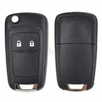 Button Car Key Replacement Flip Key Shell for Opel Adam Astra J Insignia Mokka Zafira C Corsa Cascada Meriva Karl, 2008-2017 Fitment
