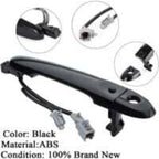 Front Right Driver Side Exterior Door Handle Fits Nissan Juke F15 2010-2022 80644-1FA5A 80644-3WC2A 80640-3WC2A Black, Black Color