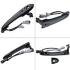 Front Right Driver Side Exterior Door Handle Fits Nissan Juke F15 2010-2022 80644-1FA5A 80644-3WC2A 80640-3WC2A Black, Black Color