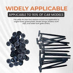 Nylon Universal Cable Tie Buckle, 10-100 pin and button cable ties self-locking 50 pcs, automotive replacement use, Black Color