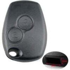Key case 2 buttons without blade compatible with Renault Clio 3, Twingo 2, Master 3, Kangoo 2, Traffic and Modus Key Shell Plip Polition