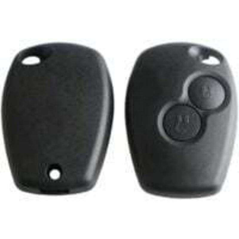 Key case 2 buttons without blade compatible with Renault Clio 3, Twingo 2, Master 3, Kangoo 2, Traffic and Modus Key Shell Plip Polition