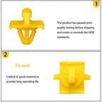 Side Panel Clip Kit Side Door Panel Retaining Clip for 190 W201 190E, Plastic material, direct exterior replacement