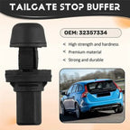 For Volvo C30 V40 V60 XC60 XC90 V90 Tailgate Adjustable Stop Buffer 32357334 31395927 323573 Black, ABS material, Black Color