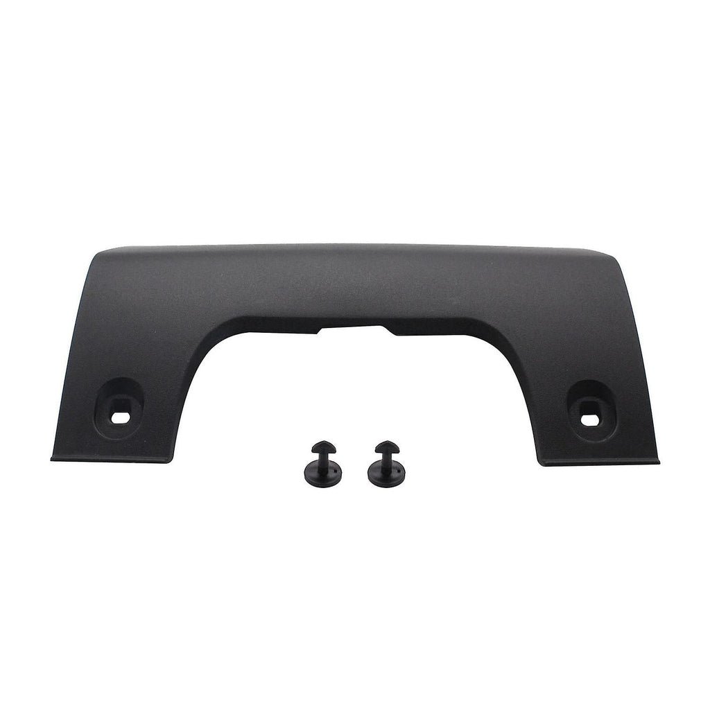 Towbar Cover & Clips for Rear Bumper, Replacement for Land Rover Discovery 3 & 4, Plastic material, direct exterior replacement, Black Color