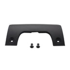 Towbar Cover & Clips for Rear Bumper, Replacement for Land Rover Discovery 3 & 4, Plastic material, direct exterior replacement, Black Color