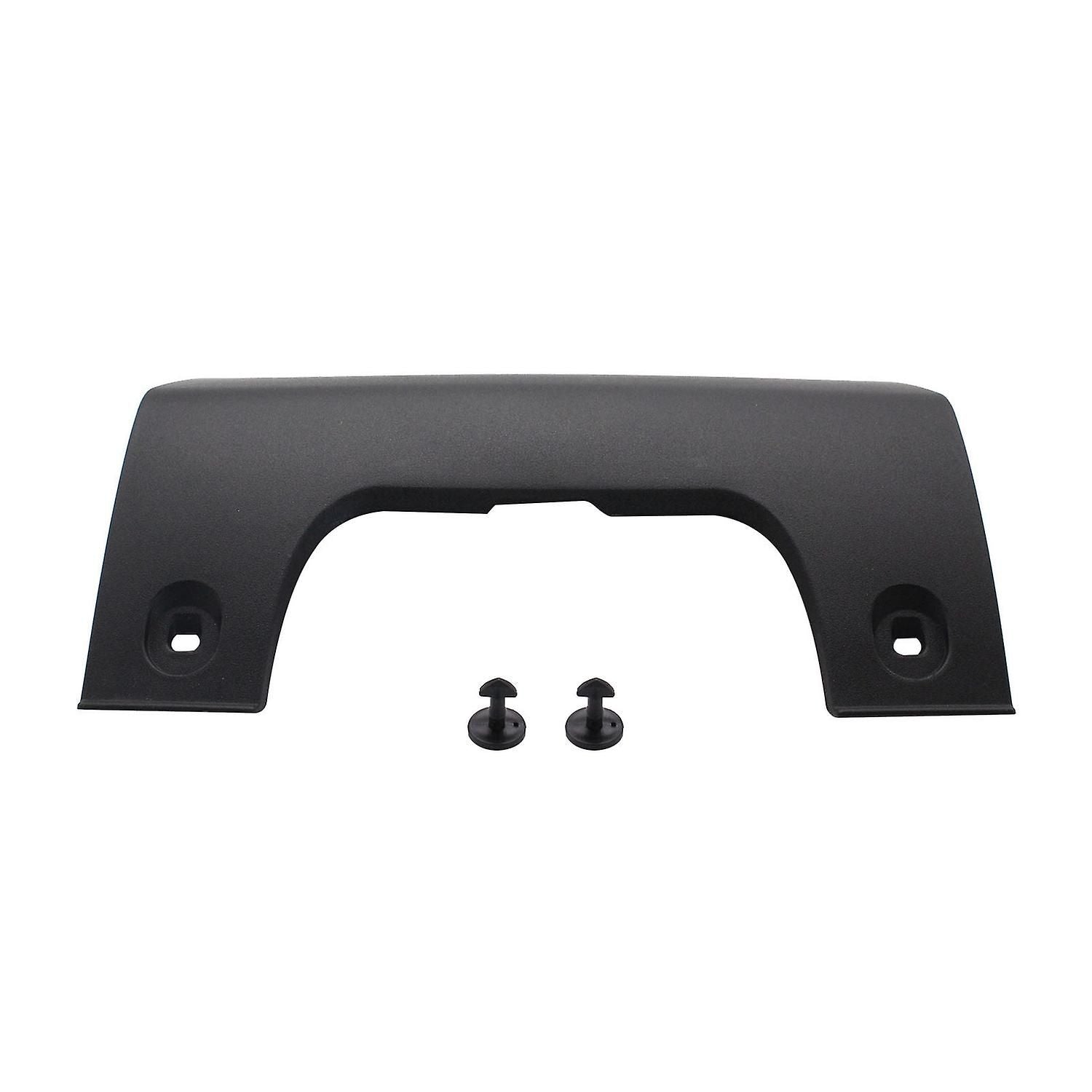 Towbar Cover & Clips for Rear Bumper, Replacement for Land Rover Discovery 3 & 4, Plastic material, direct exterior replacement, Black Color