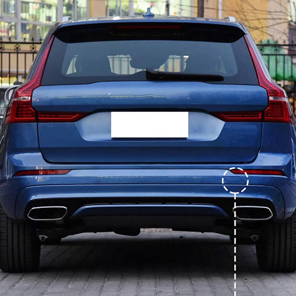 Towbar Hole Protective Cover Rear Bumper For VOLVO XC60 2018-23 39849034 31449210 Pine Gray, ABS material, direct exterior replacement, Grey Color