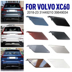 Towbar Hole Protective Cover Rear Bumper For VOLVO XC60 2018-23 39849034 31449210 Pine Gray, ABS material, direct exterior replacement, Grey Color
