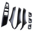 For 5 Series F10 F11 520D 525D 530D 535I LHD Door Handle (Black), ABS material, direct exterior replacement, vehicle trim repair, Black Color