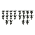 20 pcs Sill Trim Side Skirts Bumper Fastener Clip for Mini Cooper, Plastic material, direct exterior replacement, Black Color