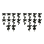 20 pcs Sill Trim Side Skirts Bumper Fastener Clip for Mini Cooper, Plastic material, direct exterior replacement, Black Color