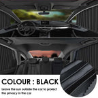 Car Window Sun Shade Magnetic Slidable Privacy Curtain Sun Protection Shield for Automotive Interior Black, for Car Truck Motorcycle and Vehicle Use