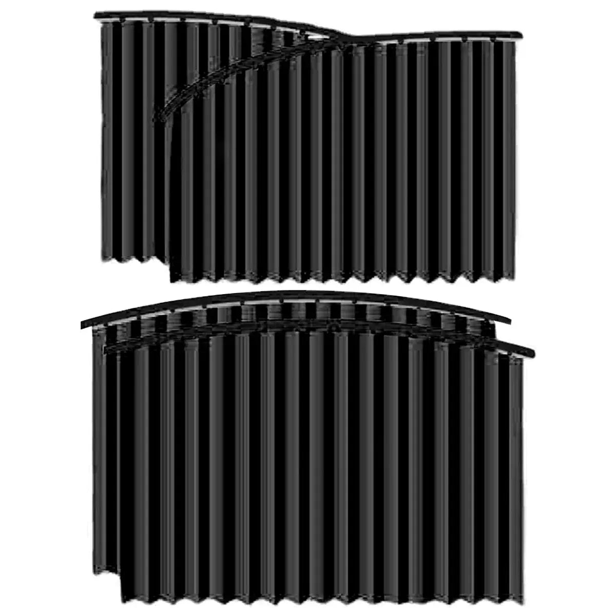 Car Window Sun Shade Magnetic Slidable Privacy Curtain Sun Protection Shield for Automotive Interior Black, for Car Truck Motorcycle and Vehicle Use