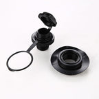24mm Air Valve Spiral Plugs One Way Inflation Replacement for Inflatable Boat Kayak Canoe Bed Towable Tube, Black 2 Pack