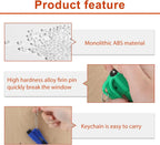 4 PCS Car Emergency Escape Tool Set with Window Breaker, Seat Belt Cutter and Survival Whistle for Drivers, 4 Colors