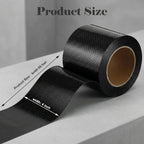 RV Underbelly Tape, Corrugated Waterproof Thick Adhesive Patch for Camper Travel Trailer Mobile Home Tear Repair, Black 2 Pack, 4 Inch X 66 Feet Size