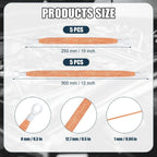 Automotive Ground Straps 10 Pack, Braided Copper Engine Bond Straps for Cars and Motorcycles, 10 Inch and 12 Inch