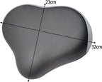 Wide Bicycle Saddle Replacement Padded Bike Seat for Indoor Outdoor Bikes and Exercise Equipment Black, Replacement Use