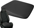Wedge Car Seat Cushion Pad, Ergonomic Sloping Fabric Booster for Short Drivers, Wheelchair, Car Seat and Dining Chair, Black 6cm