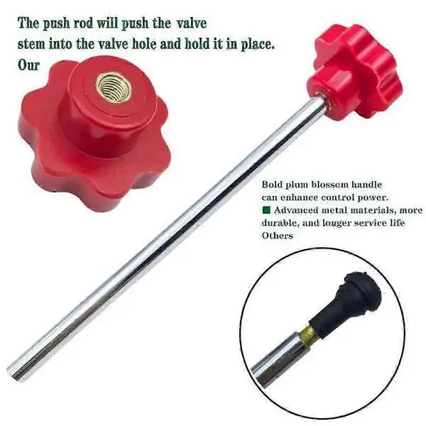 Quick Change Tyre Valve Tool Kit for TR413 Valve Stem Replacement, Car ATV Truck Motorcycle Installation Tool Set