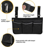 Universal Waterproof Wheelchair Armrest Storage Bag, Side Organiser for Wheelchair Child Chair and Power Chair