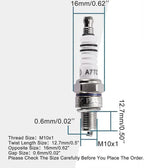 A7TC Spark Plug Replacement for ATV Motocross Go Kart Moped, 50cc 70cc 90cc 110cc 125cc 150cc Engines, M10 x 1